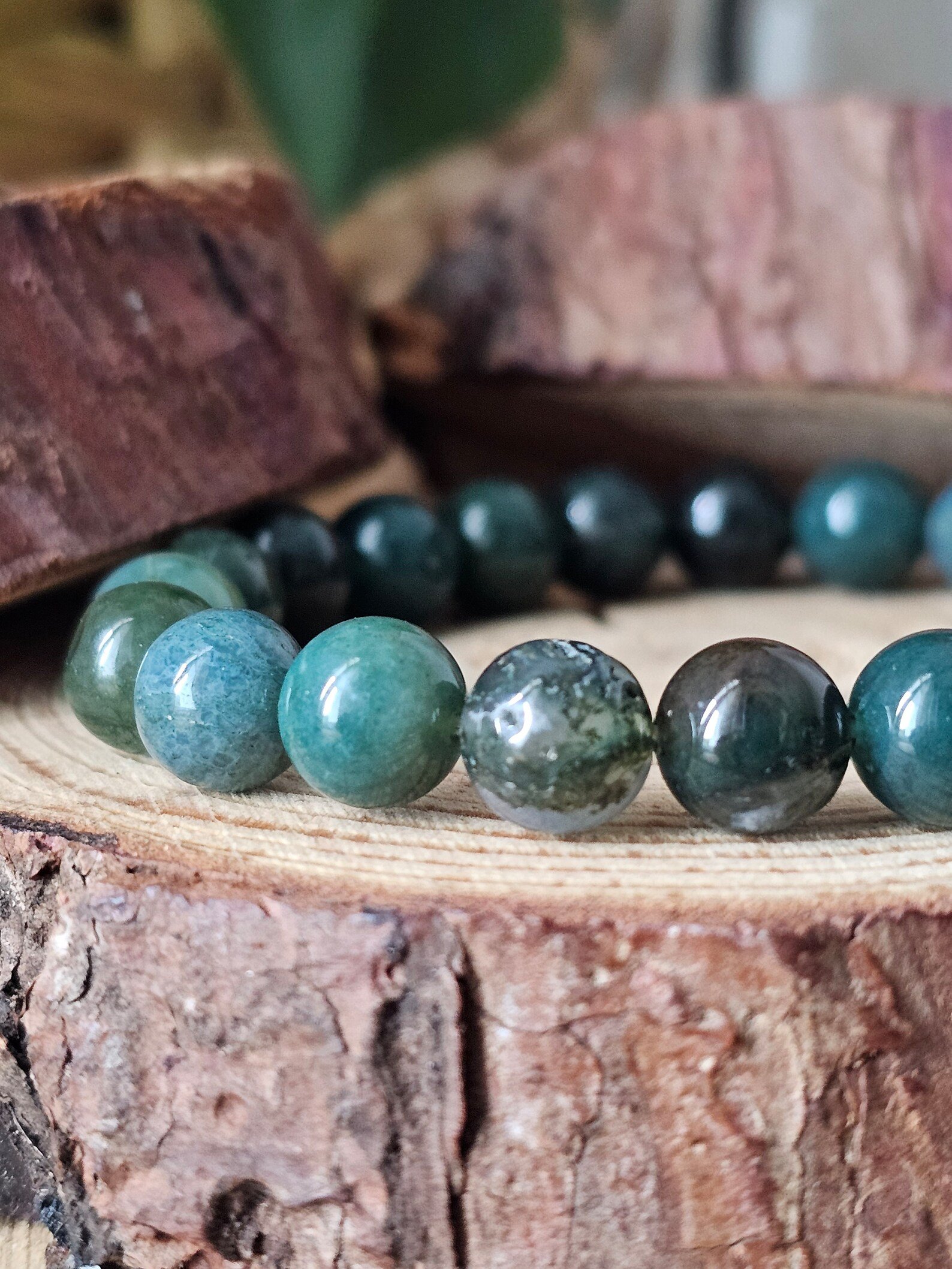 Moss Agate Bracelet