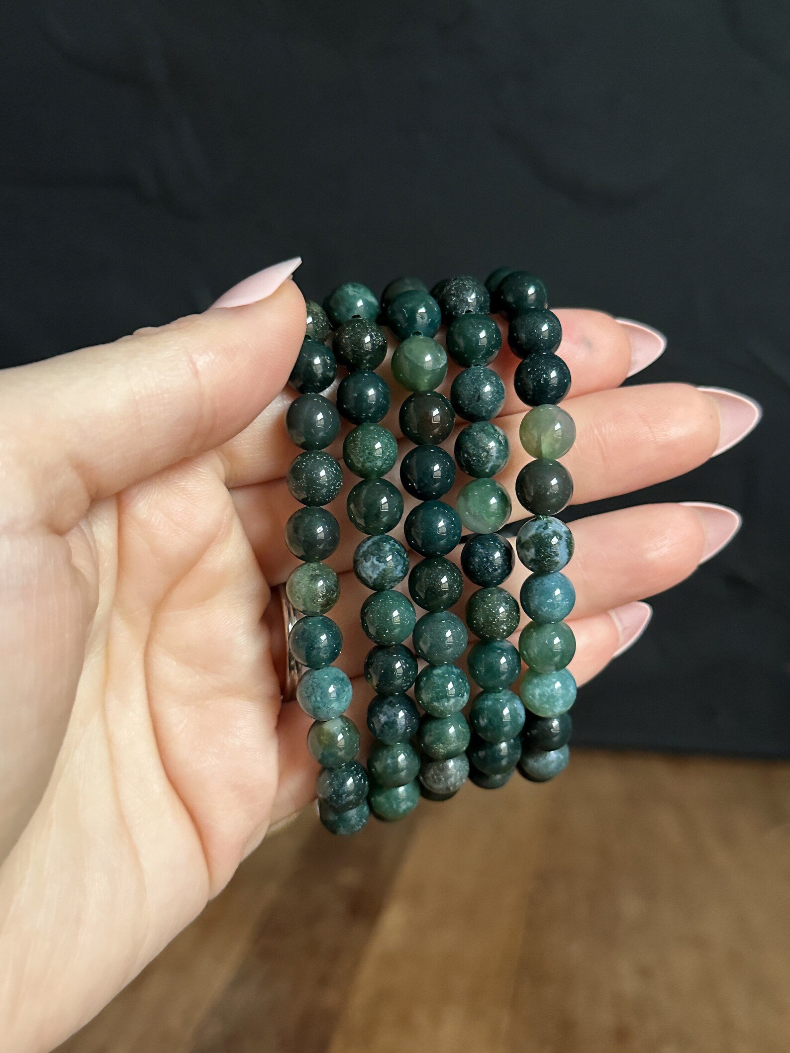 Moss Agate Bracelet