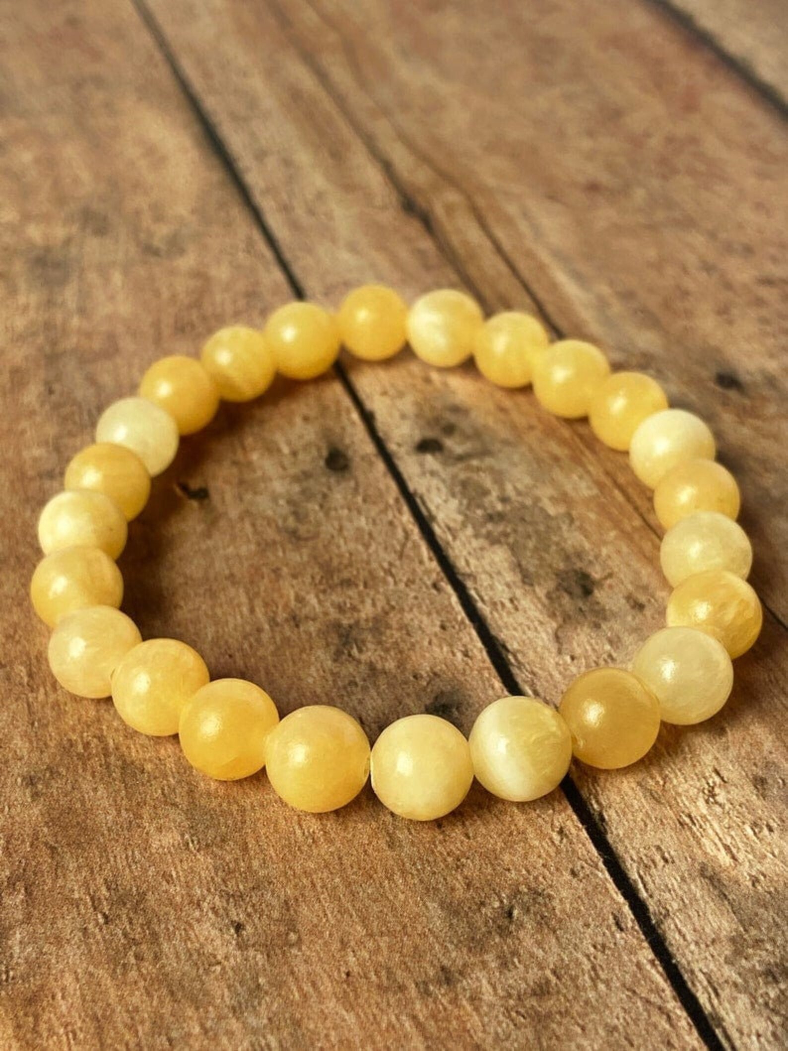 Yellow Calcite Bracelet - Boosts Energy & Good Actions
