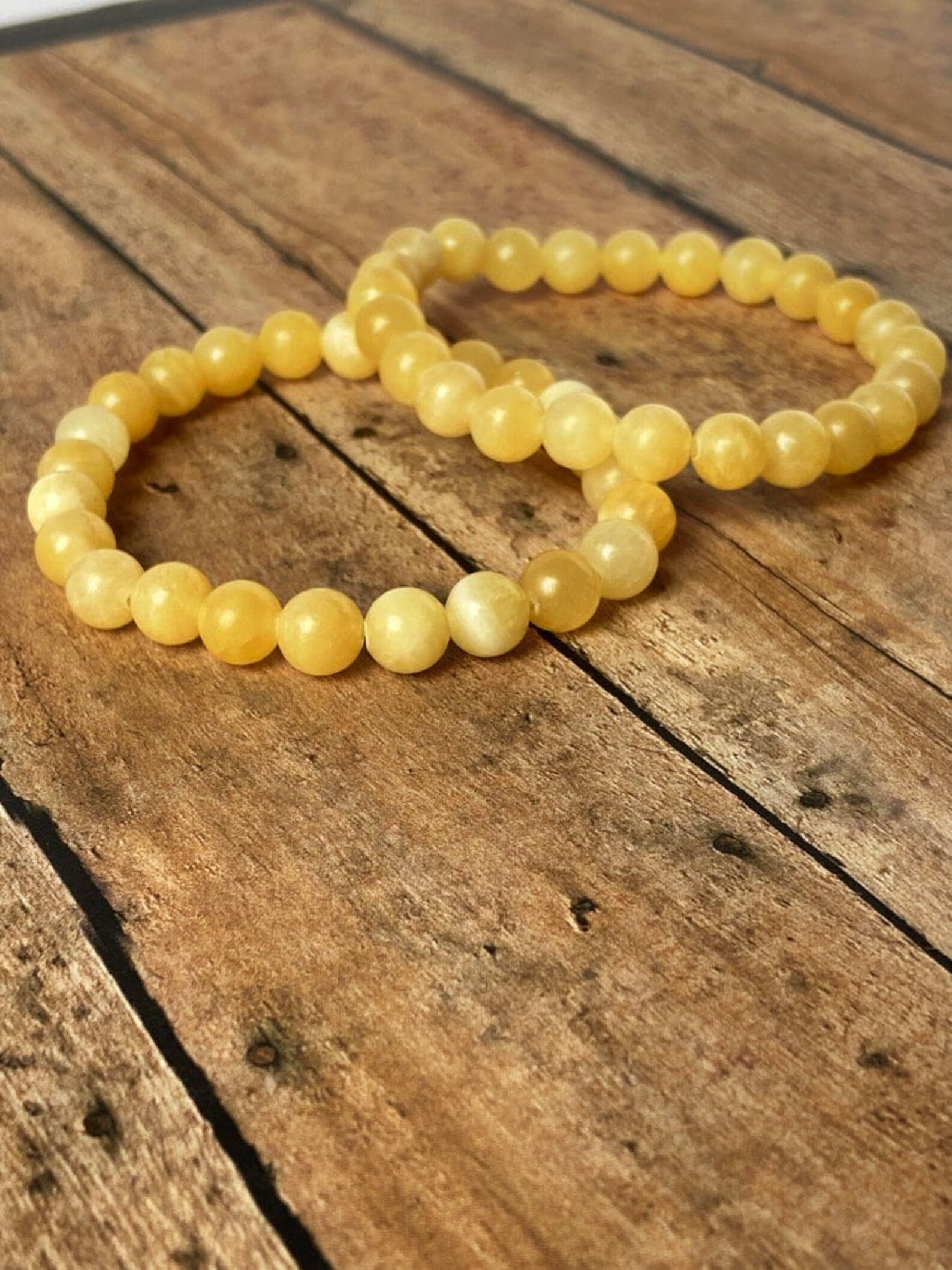 Yellow Calcite Bracelet - Boosts Energy & Good Actions