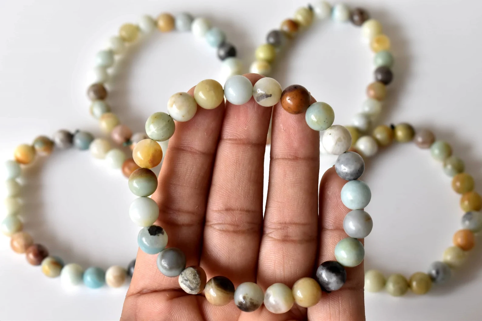 Multi Amazonite Bracelet - For Emotional Balance & Intuition
