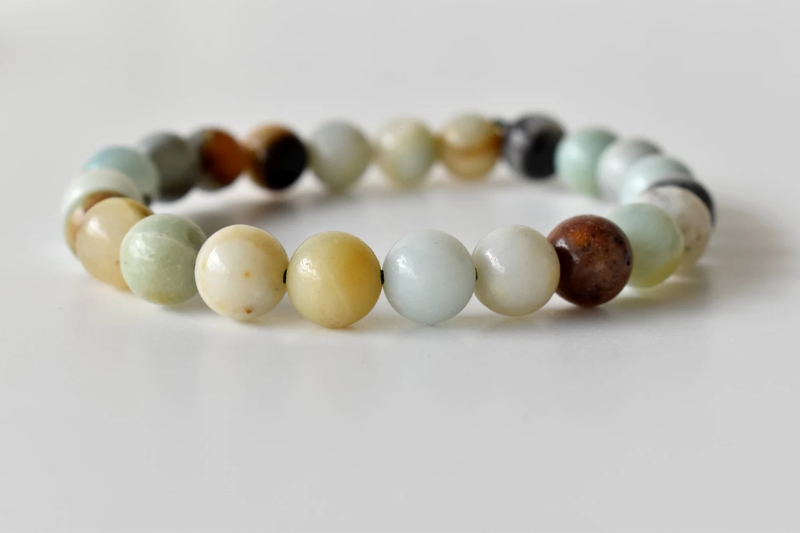 Multi Amazonite Bracelet - For Emotional Balance & Intuition