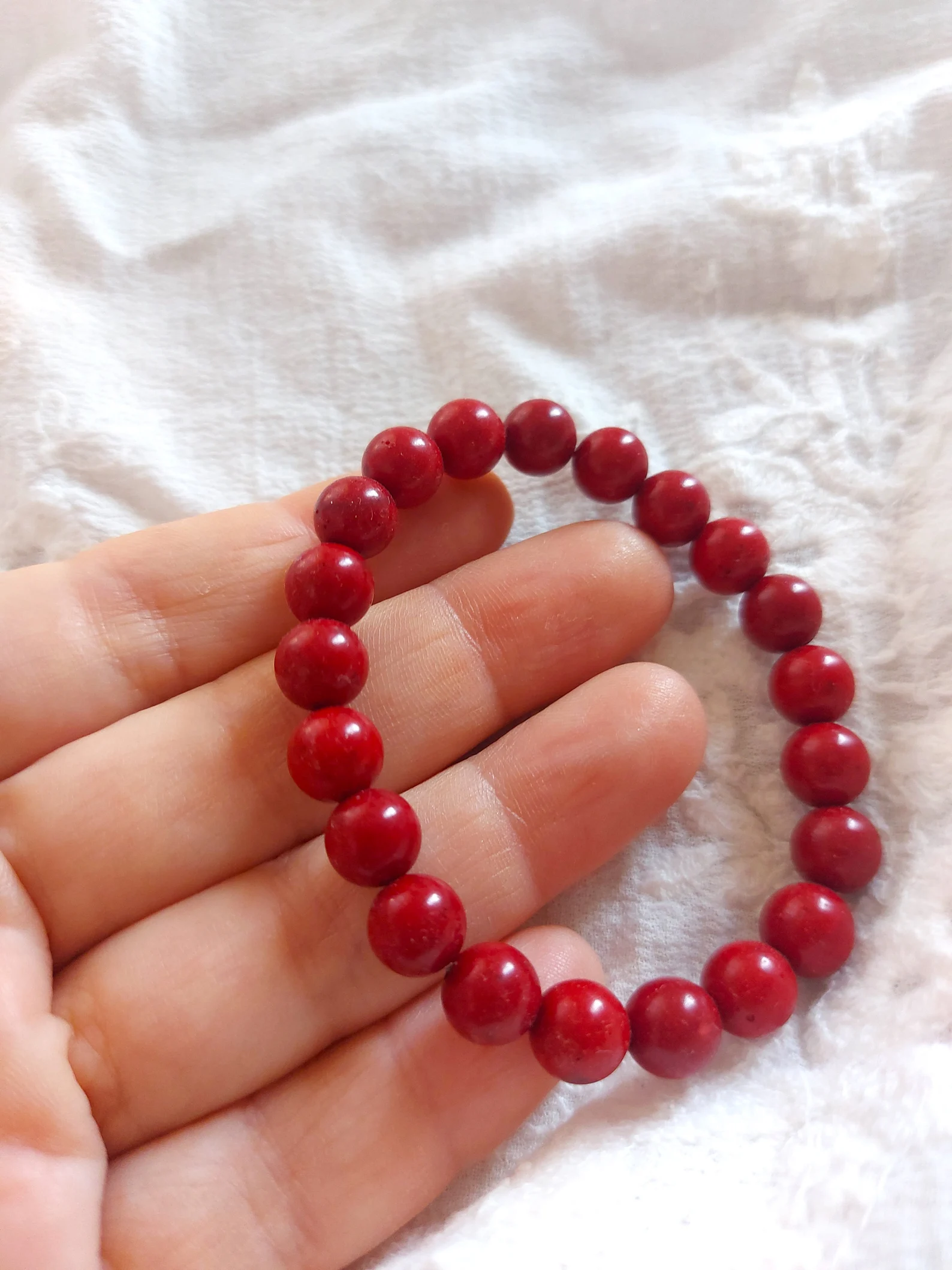 Red Coral (Moonga) Bracelet - To Remove Obstacles & Delays From Life
