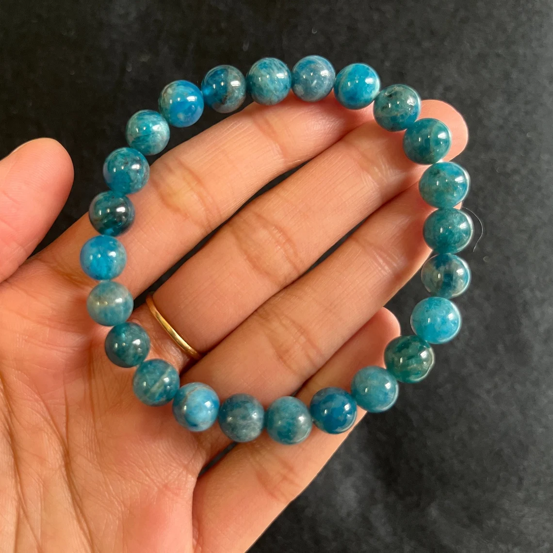 Blue Apatite Bracelet