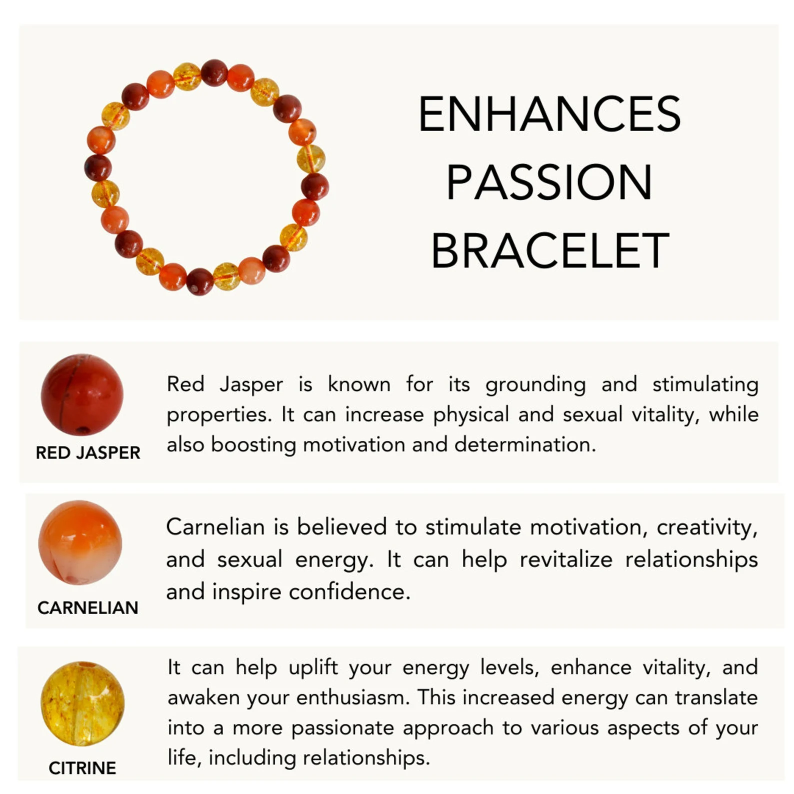 Enhances PASSION Crystal Bracelet
