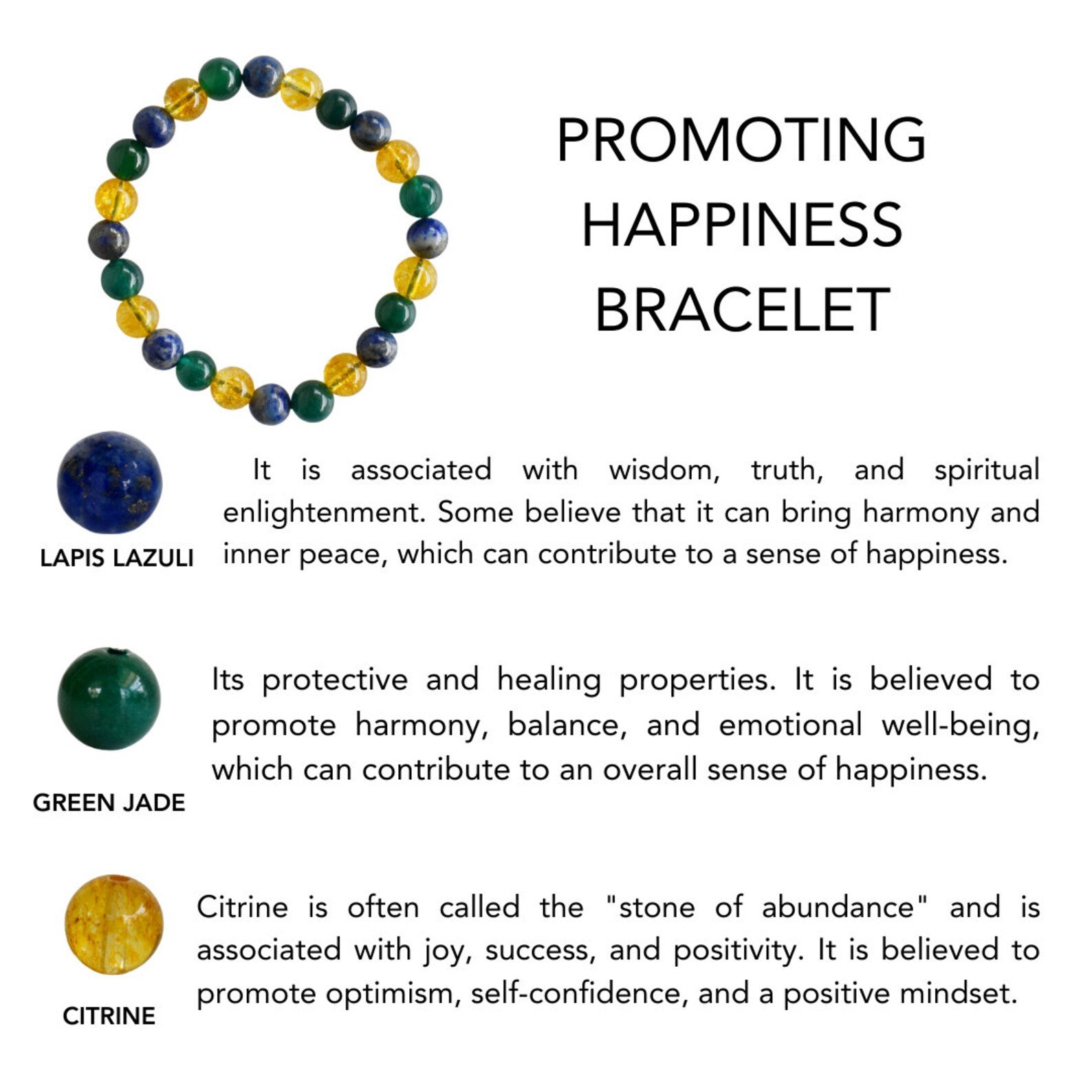 Promoting HAPPINESS Bracelet