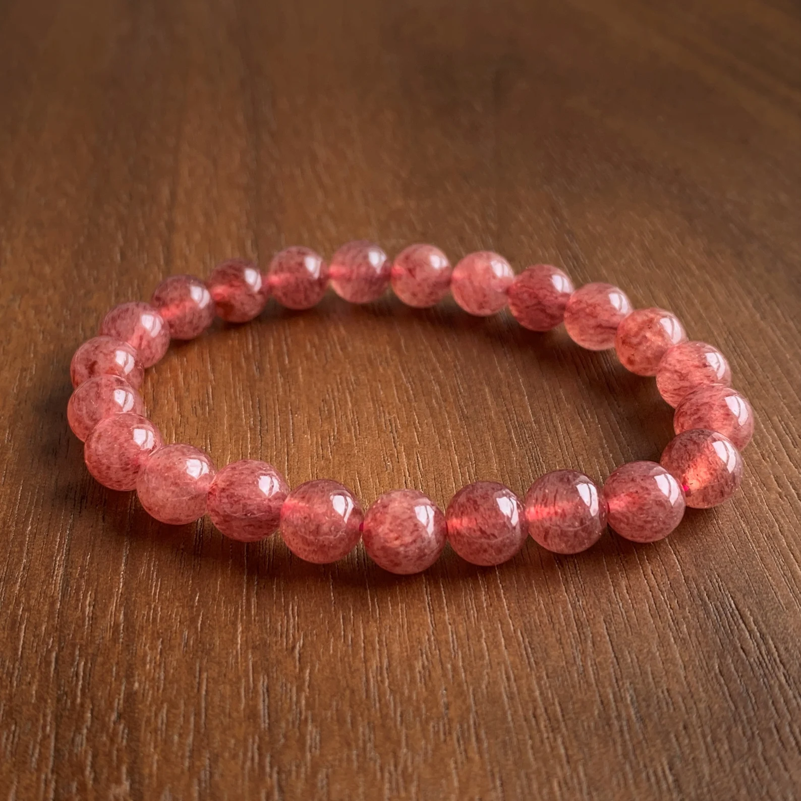 Strawberry Quartz Bracelet