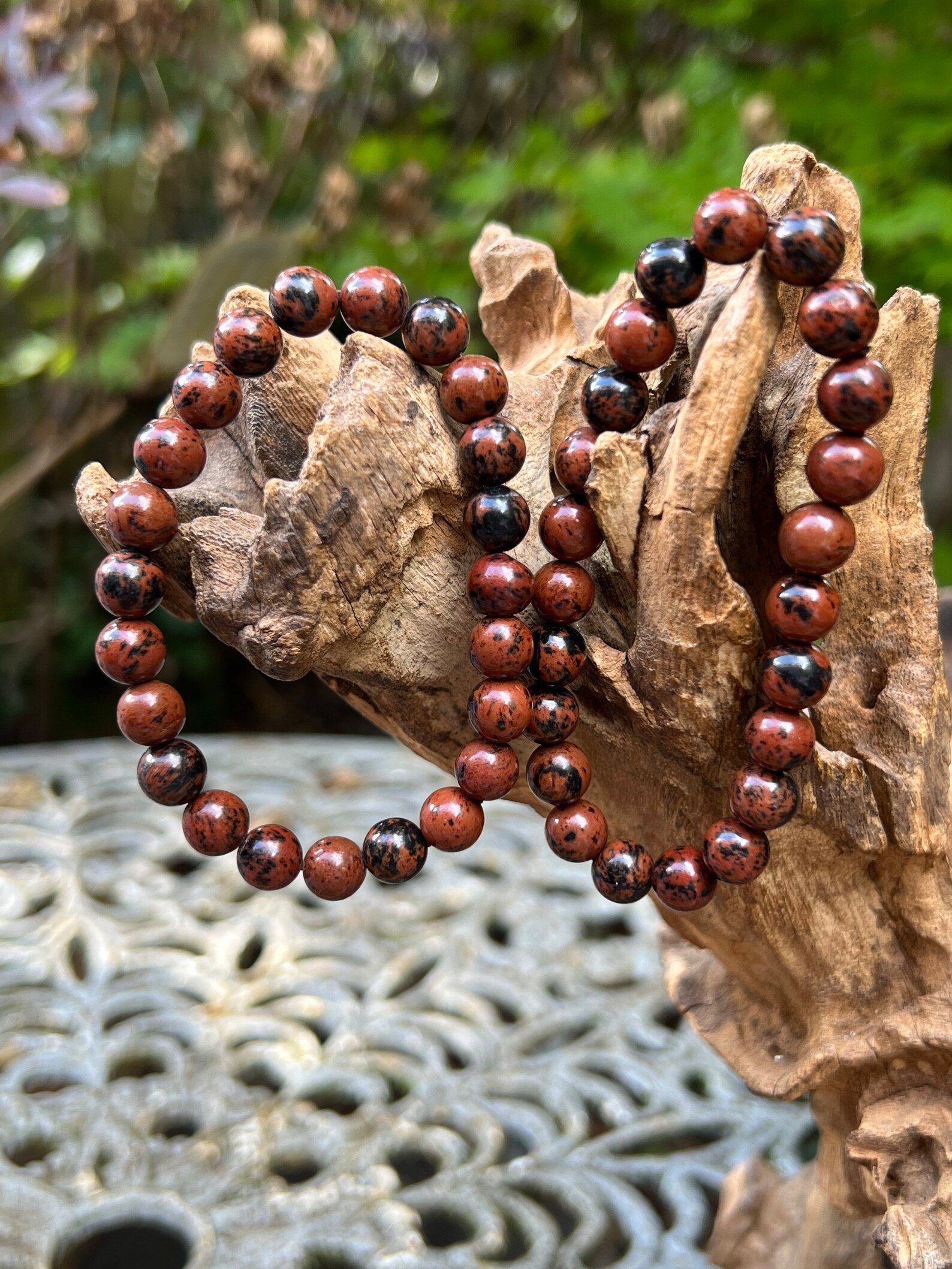 Mahogany Obsidian Bracelet