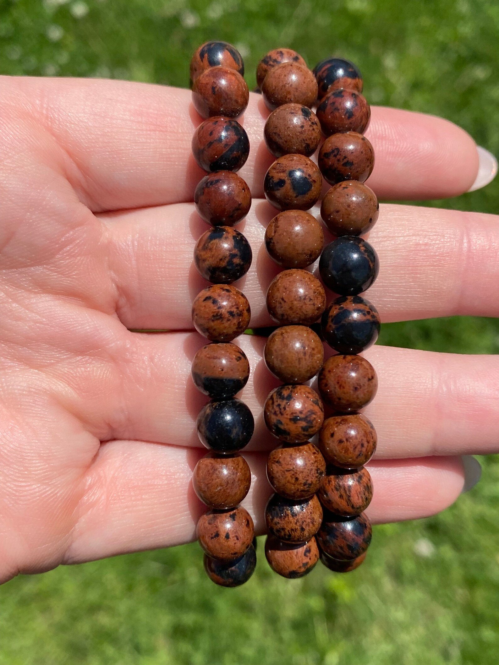 Mahogany Obsidian Bracelet