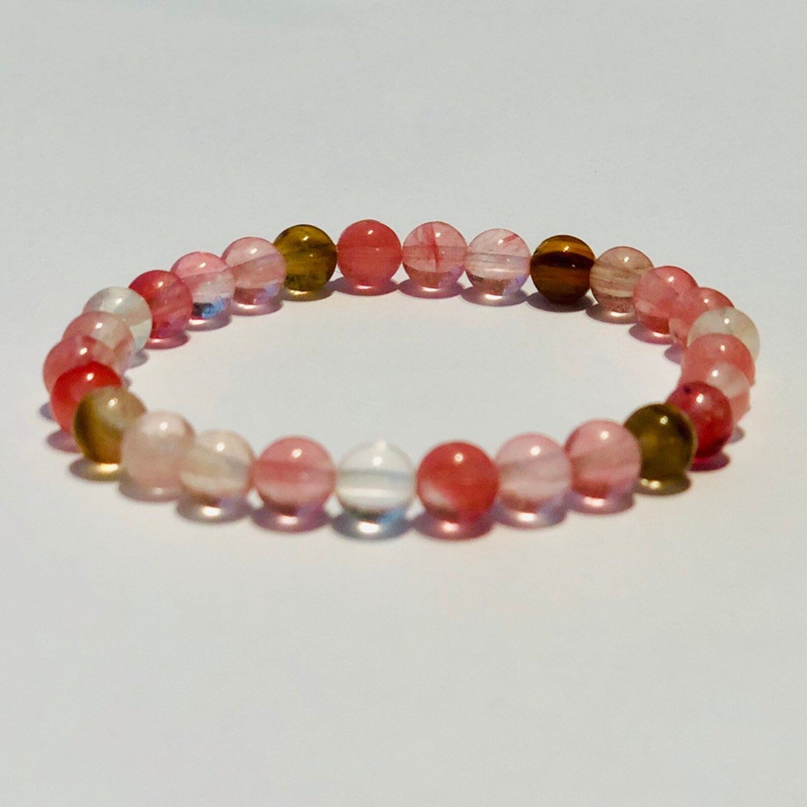 Multi Cherry Quartz Bracelet