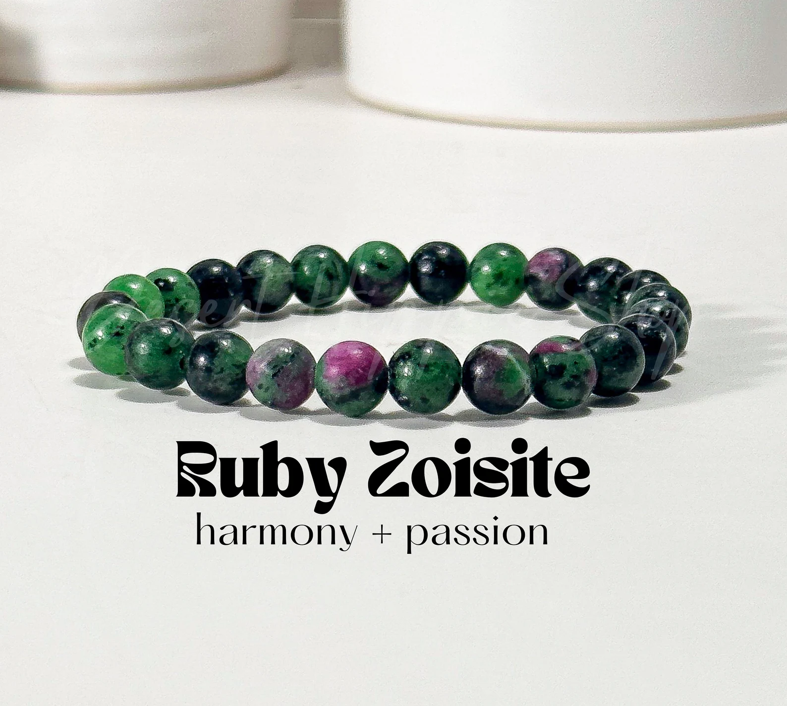 Ruby Zoisite Bracelet